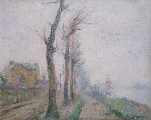 Pothius Quay at the Oie River by Gustave Loiseau, hand-painted oil painting reproduction