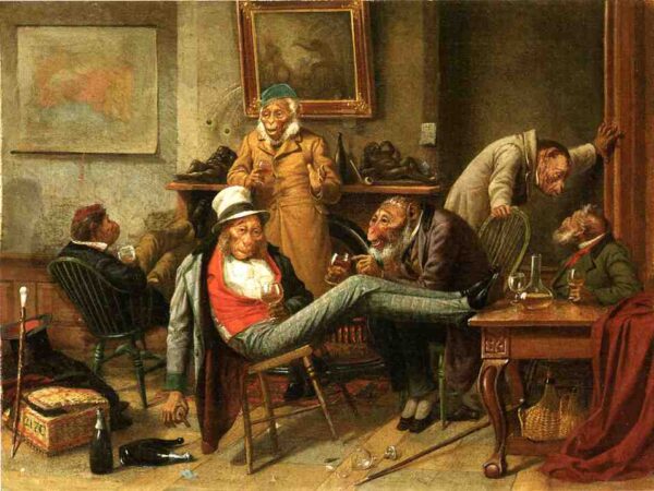 Pre Adamite by William Holbrook Beard, hand-painted oil painting reproduction