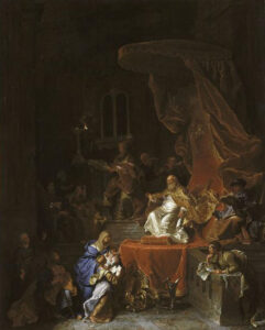 Presentation in the Temple by Hyacinthe Rigaud, hand-painted oil painting reproduction