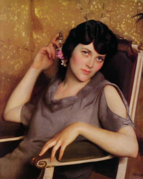 Pretty Girl by William McGregor Paxton, hand-painted oil painting reproduction