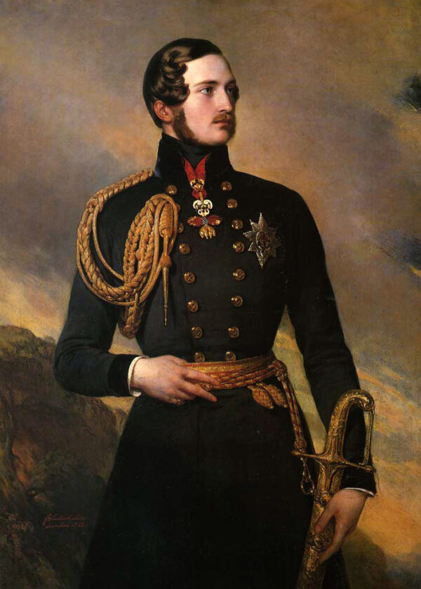 Prince Albert II by Franz Xavier Winterhalter, hand-painted oil painting reproduction