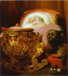 Princess Alice by Sir Edwin Landseer, hand-painted oil painting reproduction