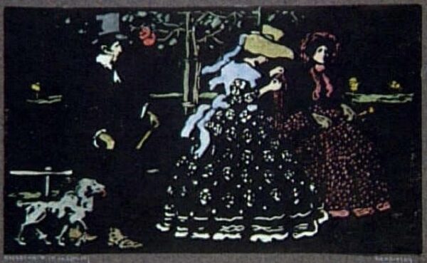 Promenade by Wassily Kandinsky, hand-painted oil painting reproduction