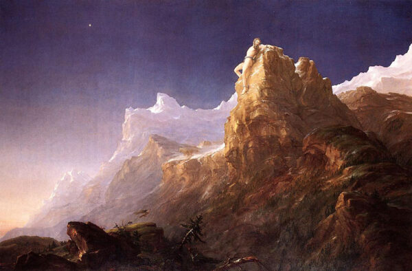 Prometheus Bound by Thomas Cole, hand-painted oil painting reproduction