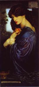 Proserpine by Dante Gabriel Rossetti, hand-painted oil painting reproduction