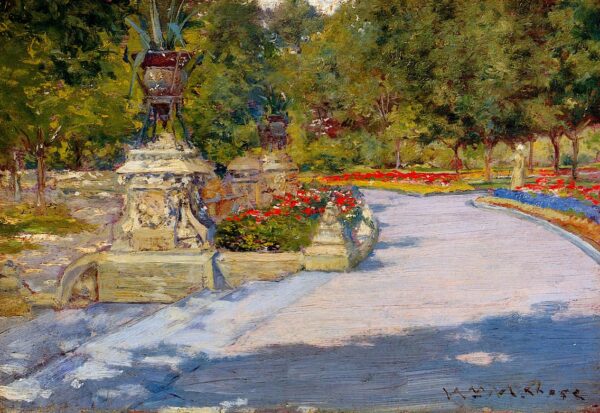 Prospect Park by William Merritt Chase, hand-painted oil painting reproduction