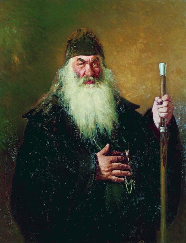 Protodeacon by Ilya Repin, hand-painted oil painting reproduction
