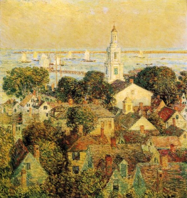 Provincetown by Frederick Childe Hassam, hand-painted oil painting reproduction