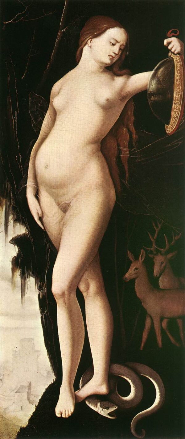 Prudence by Hans Baldung Grien, hand-painted oil painting reproduction