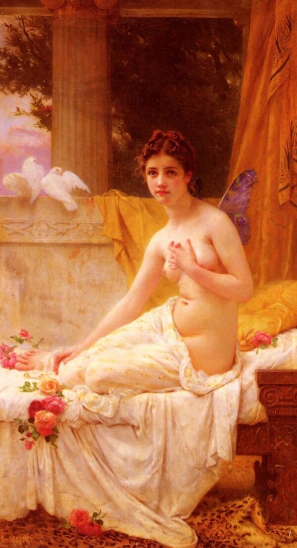 Psyche by Guillaume Seignac, hand-painted oil painting reproduction