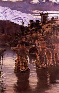 Puente de la sultana by Antonio Muñoz Degrain, hand-painted oil painting reproduction
