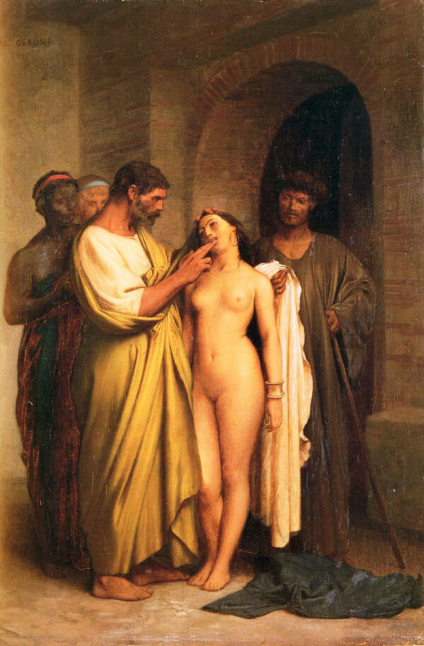 Purchase Of A Slave by Jean-Léon Gérôme, hand-painted oil painting reproduction