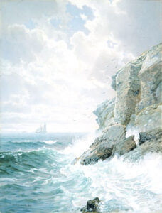 Purgatory Cliff by William Trost Richards, hand-painted oil painting reproduction