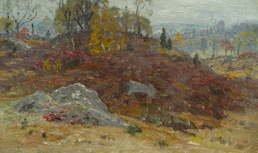 Purple Hill by John Joseph Enneking, hand-painted oil reproduction