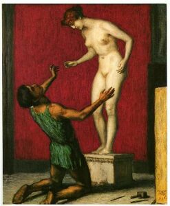 Pygmalion by Franz von Stuck, hand-painted oil painting reproduction