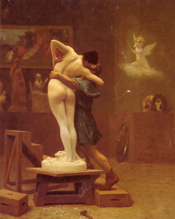 Pygmalion and Galatea by Jean-Léon Gérôme, hand-painted oil painting reproduction
