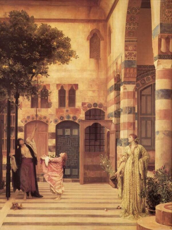 Old Damascus Jews Quarter by Lord Frederick Leighton, hand-painted oil reproduction
