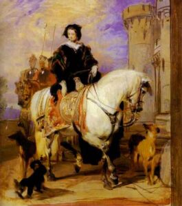 Queen Victoria On Horseback by Sir Edwin Landseer, hand-painted oil painting reproduction