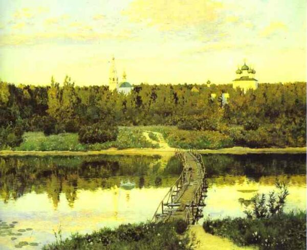 Quiet Abode by Isaac Levitan, hand-painted oil painting reproduction