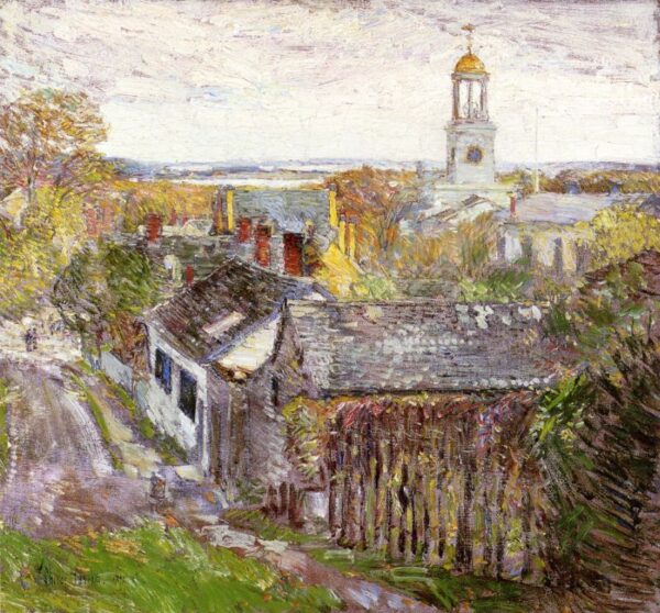 Quincy, Massachusetts by Frederick Childe Hassam, hand-painted oil painting reproduction