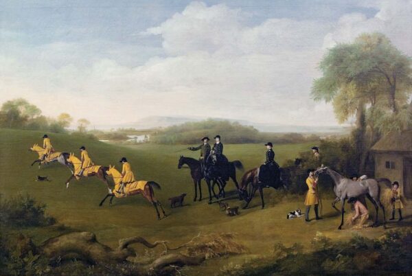 Racehorses Exercising by George Stubbs, hand-painted oil painting reproduction