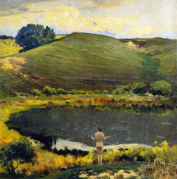 Rain by Mathias J Alten, hand-painted oil painting reproduction