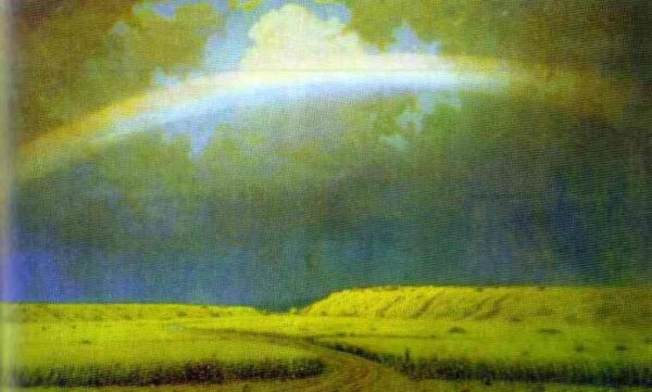 Rainbow by Arkhip Kuindzhi, hand-painted oil painting reproduction