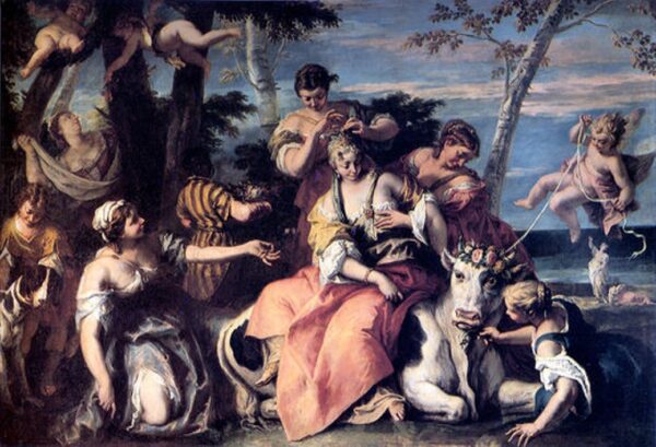Rape of Europa by Sebastiano Ricci, hand-painted oil painting reproduction