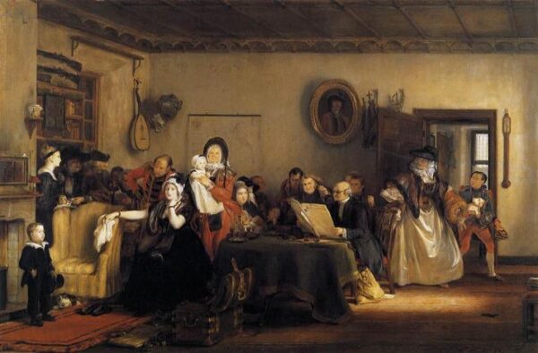 Reading of the Will by David Wilkie, hand-painted oil painting reproduction