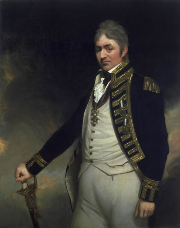 Rear-Admiral Sir Thomas Troubridge by Sir William Beechey, hand-painted oil painting reproduction