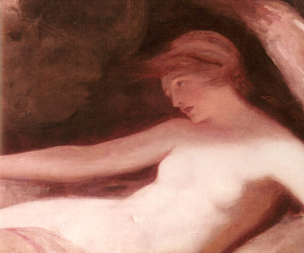 Reclining Female Nude by George Romney, hand-painted oil painting reproduction