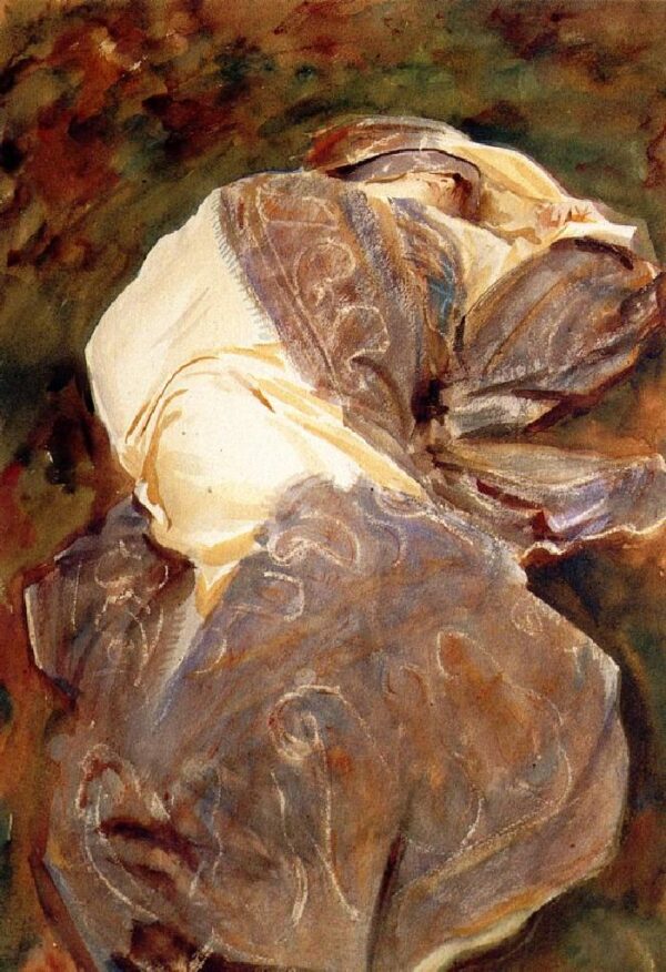 Reclining Figure by John Singer Sargent, hand-painted oil painting reproduction