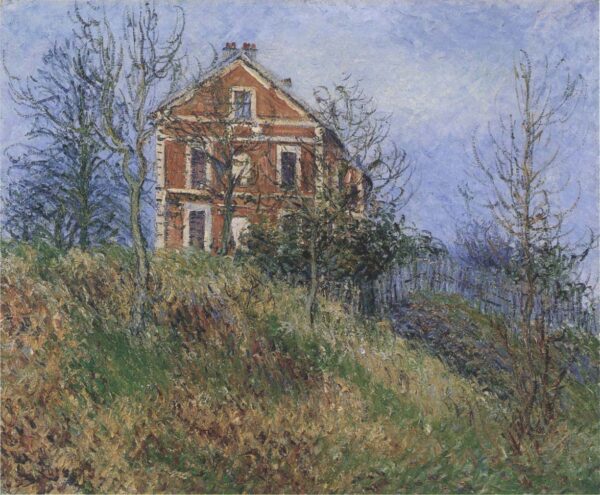 Red House near Port Marly by Gustave Loiseau, hand-painted oil painting reproduction