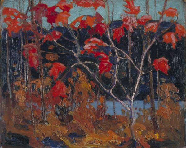 Red Leaves by Tom Thomson, hand-painted oil painting reproduction