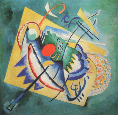 Red Oval by Wassily Kandinsky, hand-painted oil reproduction