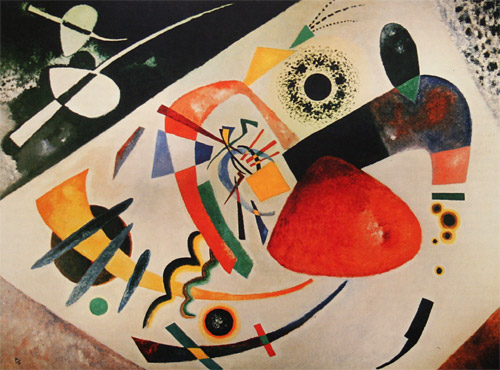 Red spot II by Wassily Kandinsky, hand-painted oil reproduction