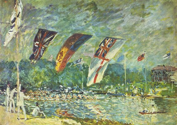 Regatta at Molesey by Alfred Sisley, hand-painted oil reproduction