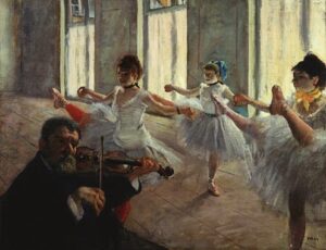 Rehearsal by Edgar Degas, hand-painted oil painting reproduction