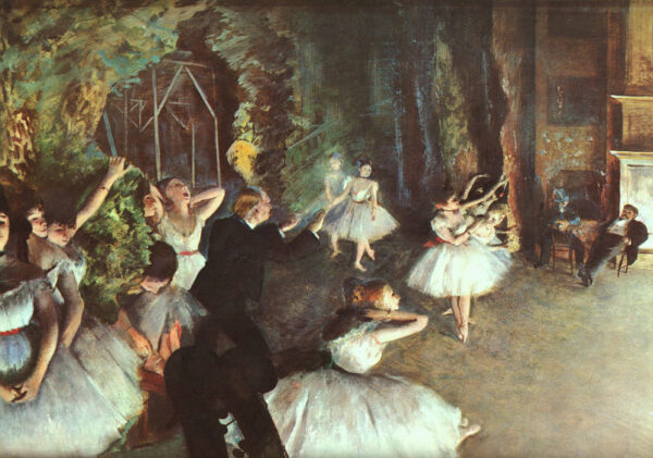 Rehearsal on the Stage by Edgar Degas, hand-painted oil painting reproduction