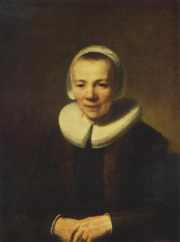 Portrait of Baartgen Martens Doomer 1640 by Rembrandt, hand-painted oil painting reproduction