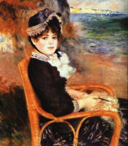 By the Seashore by Pierre-Auguste Renoir, hand-painted oil painting reproduction