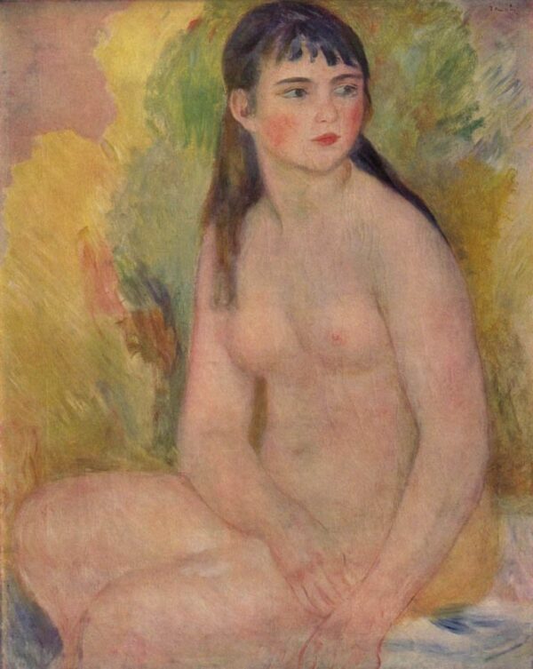 Female Nude by Pierre-Auguste Renoir, hand-painted oil painting reproduction