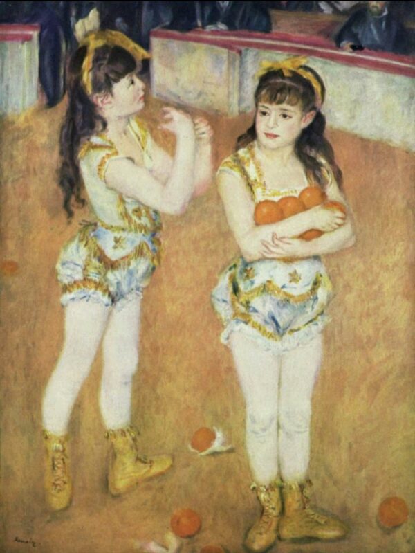 Francisca and Angelina Wartenberg by Pierre-Auguste Renoir, hand-painted oil painting reproduction