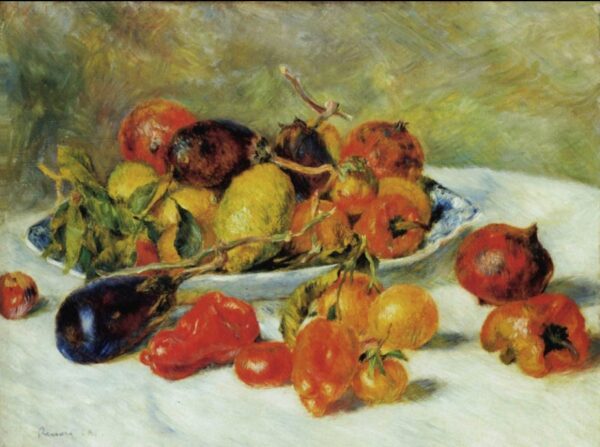 Fruits from the Midi by Pierre-Auguste Renoir, hand-painted oil painting reproduction