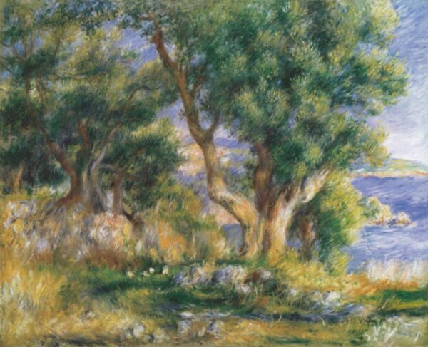 Landscape on the Coast by Pierre-Auguste Renoir, hand-painted oil painting reproduction