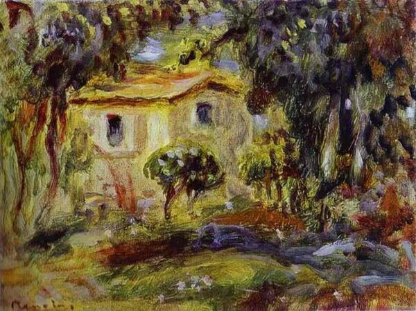 Landscape by Pierre-Auguste Renoir, hand-painted oil painting reproduction