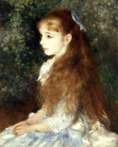 Little Irene by Pierre-Auguste Renoir, hand-painted oil painting reproduction