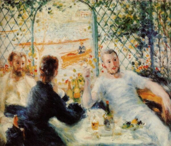 Lunch at the Restaurant Fournaise by Pierre-Auguste Renoir, hand-painted oil painting reproduction