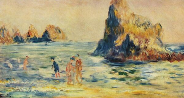 Moulin Huet Bay by Pierre-Auguste Renoir, hand-painted oil painting reproduction