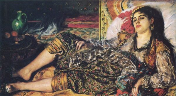 Odalisque by Pierre-Auguste Renoir, hand-painted oil painting reproduction